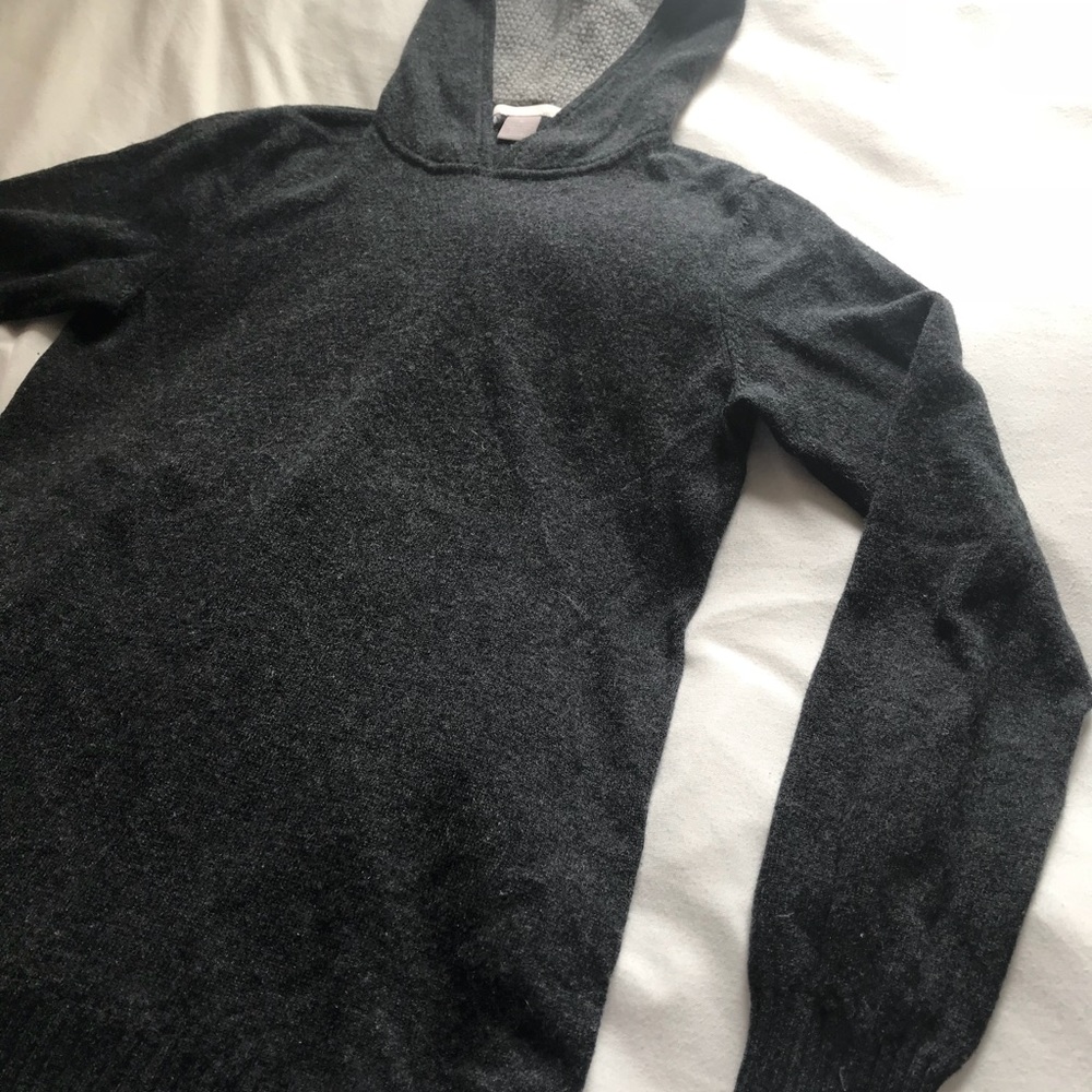 Cashmere Sweater with Hood - The Cashmere Project